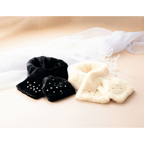 ビジューファーマフラー