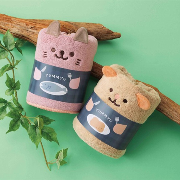 アニマルム／ふわふわフェイスタオル