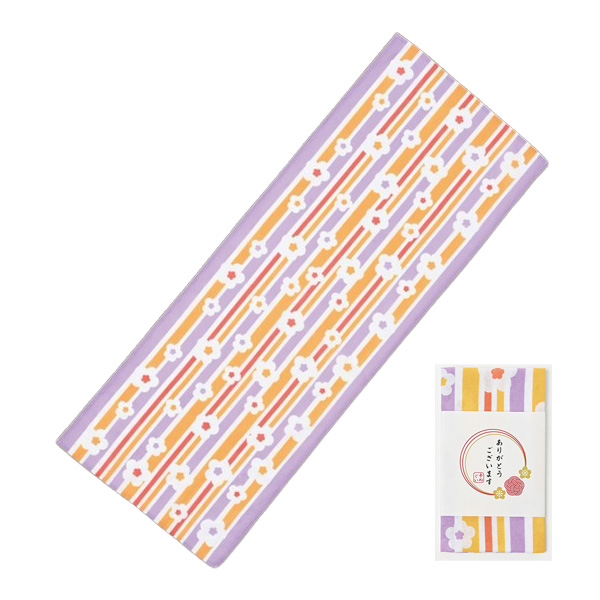 ありがとうございます／和柄文様手ぬぐい