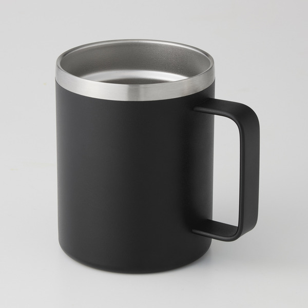 ランジュ／真空ステンレスマグカップ450ml■ブラック