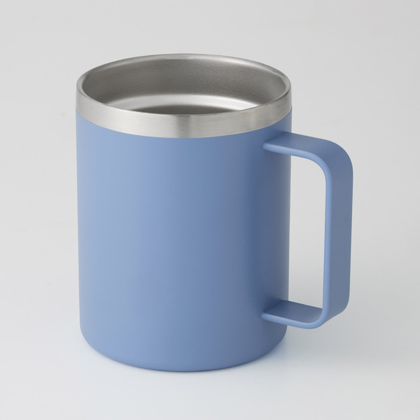 ランジュ／真空ステンレスマグカップ450ml■ブルー