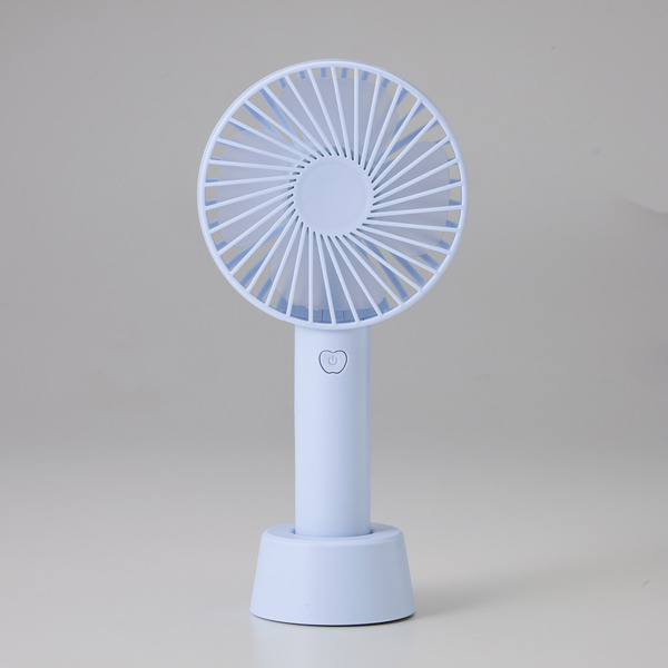 オル／USB充電式ハンディファン　ライトブルー