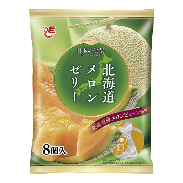 ゼリー8個入　北海道メロン