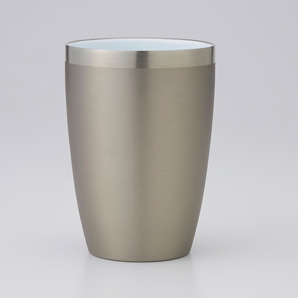 セラミック加工ステンレス断熱タンブラー420ml　シルバー