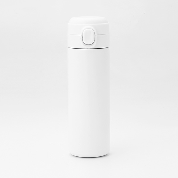 デイモ／ワンタッチ真空ステンレスボトル400ml　ホワイト