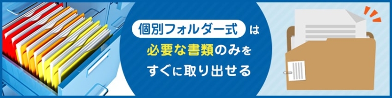 書類の取り出しやすさで選ぶ