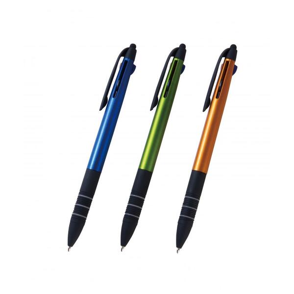 タッチペン付き3色ボールペン1本