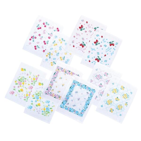 柄プリント　キッチンタオル1枚