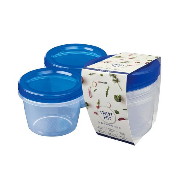 ツイストポット500ml2個組（ブルー）