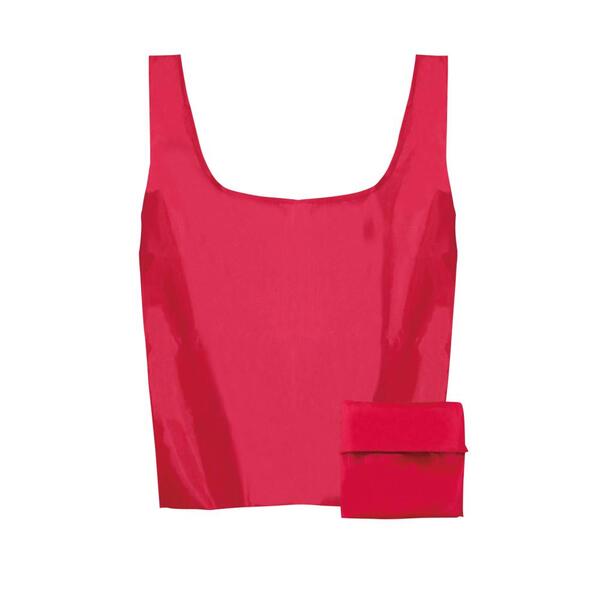 収納袋付きエコバッグ1個（レッド）