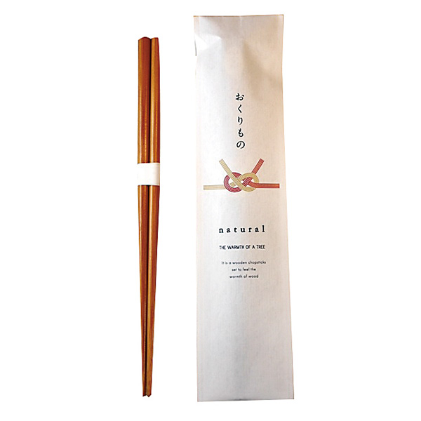 竹箸　おくりもの袋入