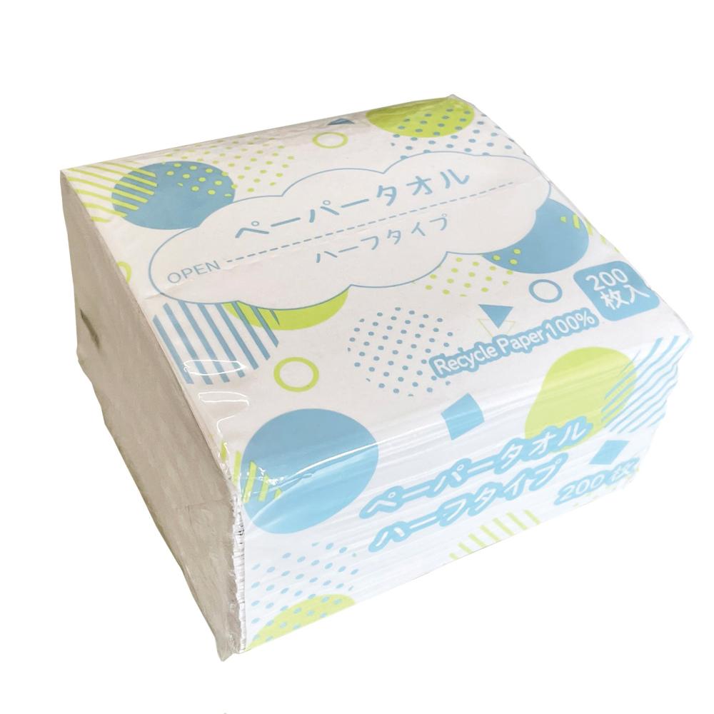 ハーフサイズペーパータオル　200枚