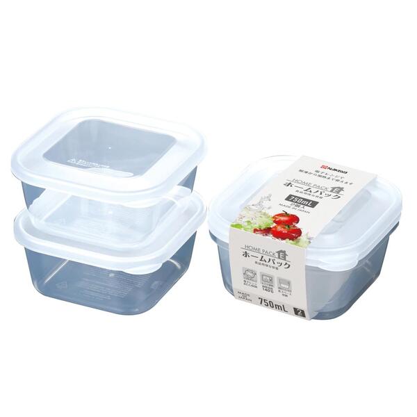 ホームパック750ml2個組（クリア）