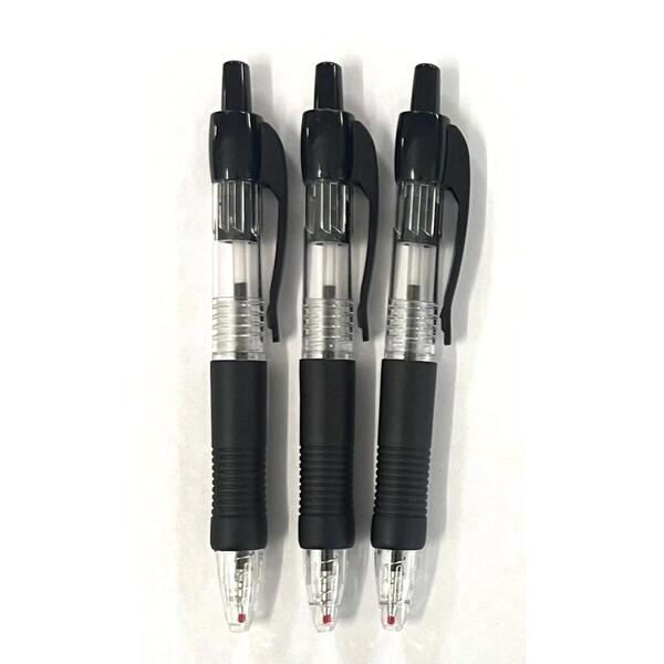 ショート油性ボールペン3本組