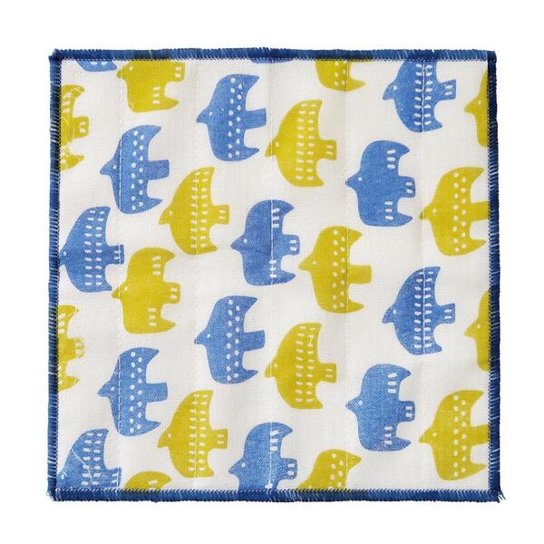 かや織ふきん1枚（バード）