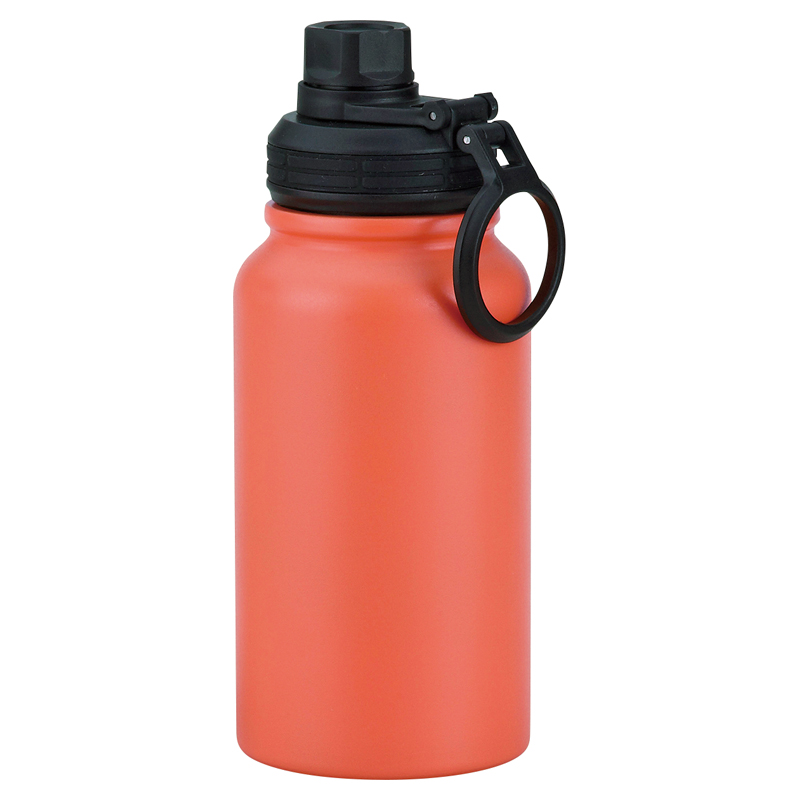 イミディ真空二重ワンハンドルボトル600ml（オレンジ）