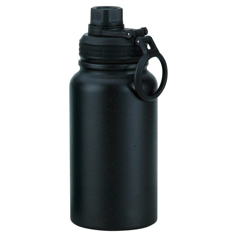 イミディ真空二重ワンハンドルボトル600ml（ブラック）