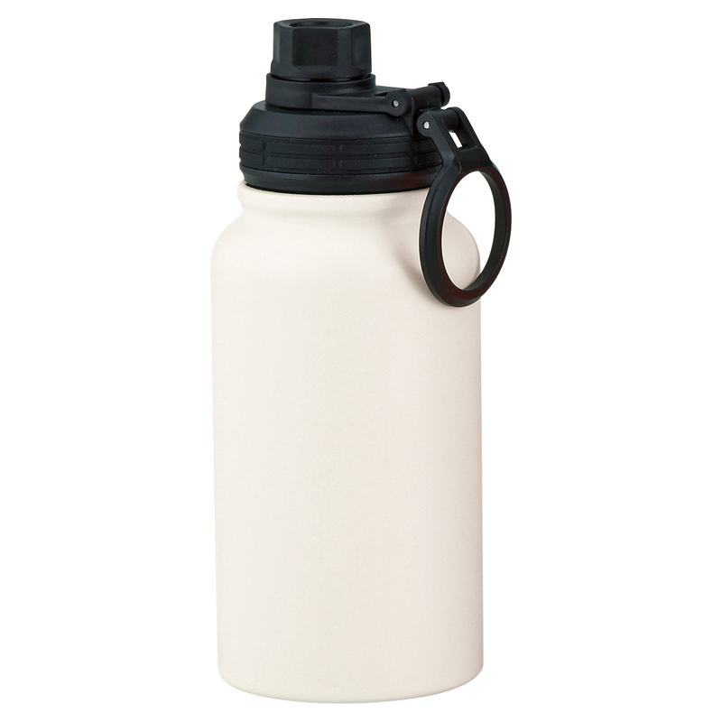 イミディ真空二重ワンハンドルボトル600ml（ホワイト）