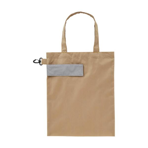 eTONE　リフレクター付きエコバッグ（ベージュ）