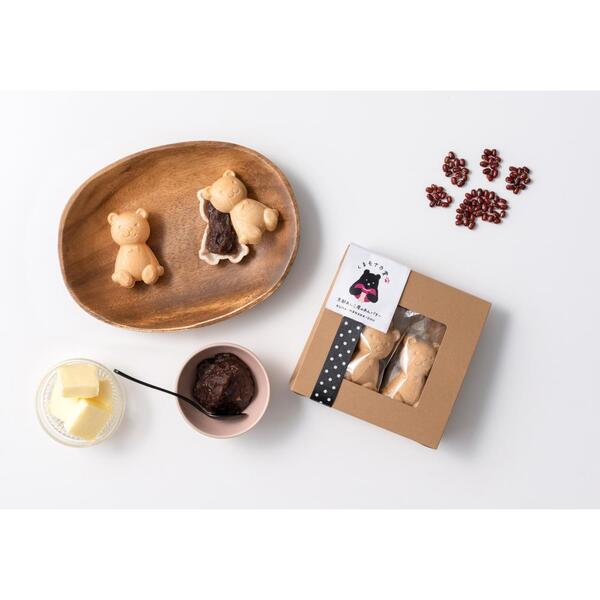 くまモナカ堂　くまの手作りあんバターモナカ