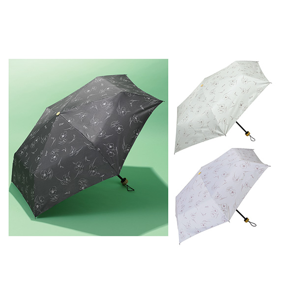 ディアフラワー 晴雨兼用折りたたみ傘