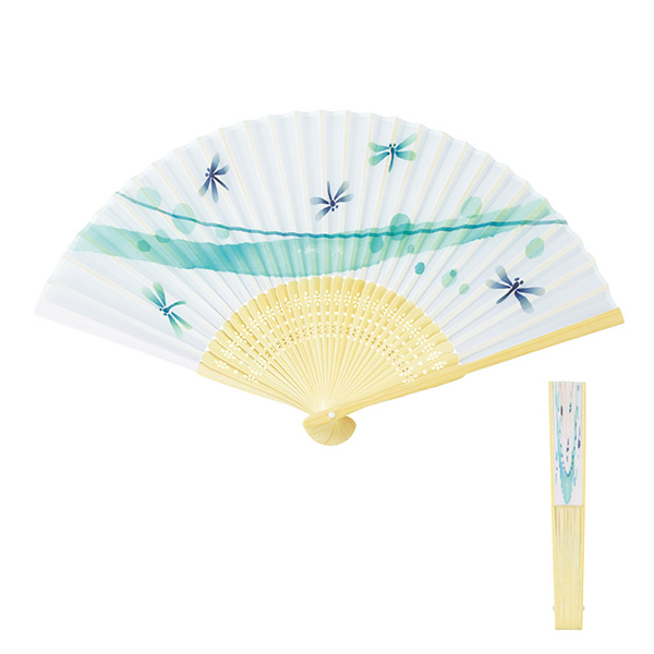 彩かぜ 和柄扇子（涼風とんぼ）