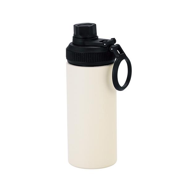 ウェルフ・直飲み真空ステンレスボトル（450ml）（ホワイト）