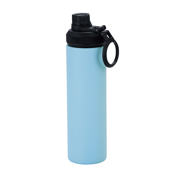 ウェルフ・直飲み真空ステンレスボトル（650ml）（ブルー）