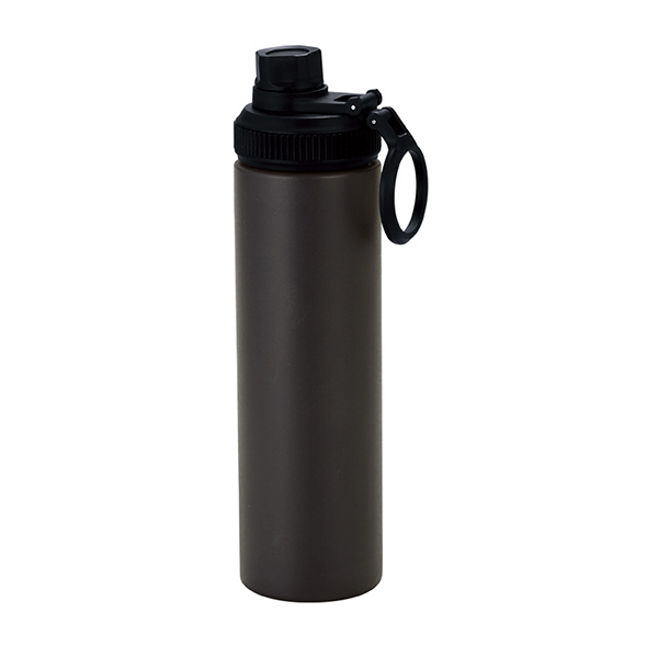 ウェルフ・直飲み真空ステンレスボトル（650ml）（ブラック）