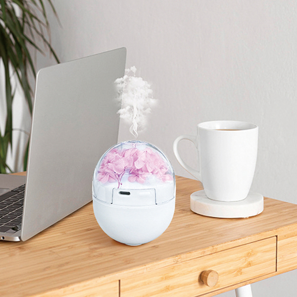 イルミネーションフラワー加湿器