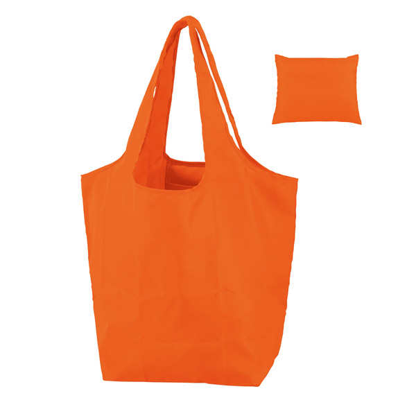 セルトナ・マチ広ラージポータブルエコバッグ（オレンジ）