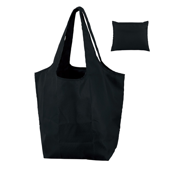 セルトナ・マチ広ラージポータブルエコバッグ（ブラック）