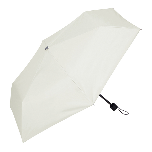 ベーシック男女兼用晴雨兼用折りたたみ傘（オフホワイト）