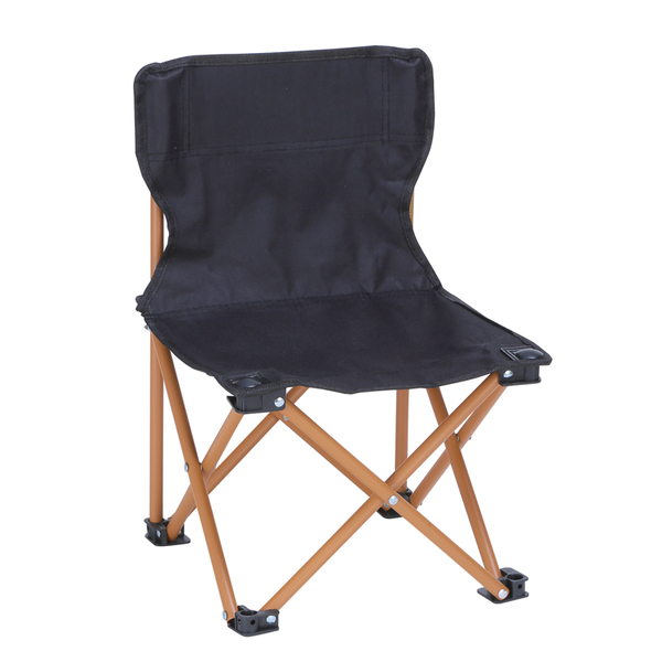レジャーアンドライフ・ポータブルミニチェア（ブラック）