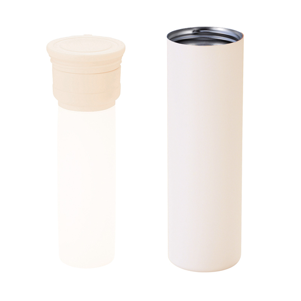 持ち運べるシリコン氷のう（ステンレスケース付き）（ナチュラル）