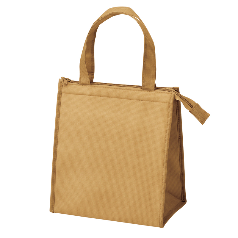 不織布保冷温スクエアバッグ（モカ）