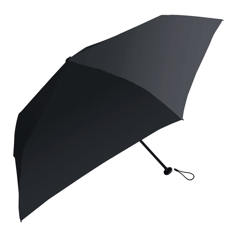 UVレイズ晴雨兼用軽量折りたたみ傘（ブラック）