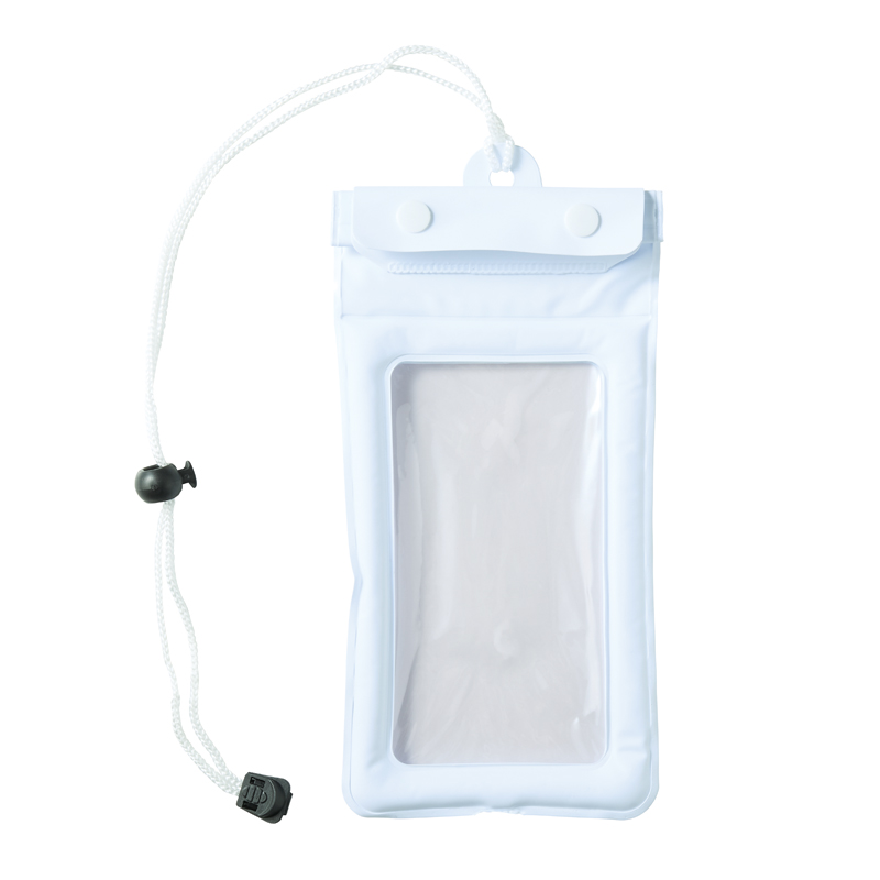 防滴スマホネックポーチ（ホワイト）