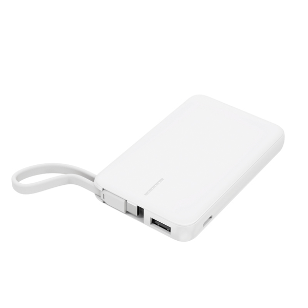 リン酸鉄急速充電モバイルバッテリー5000（ホワイト）
