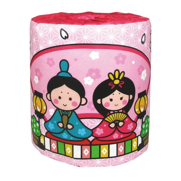 ひなまつりトイレットロールダブル（30m）