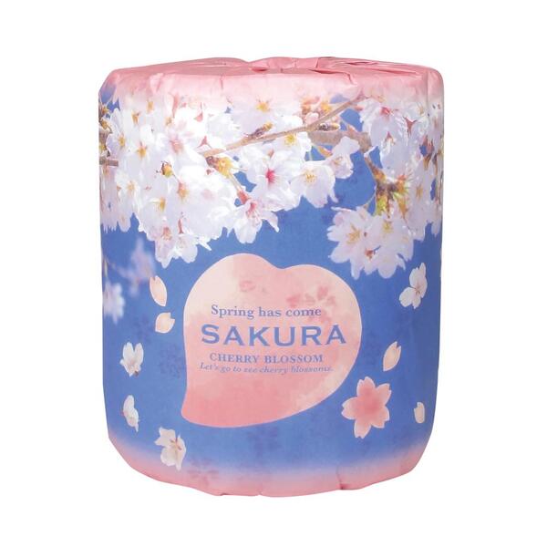 桜プリントトイレットロールダブル（30m）
