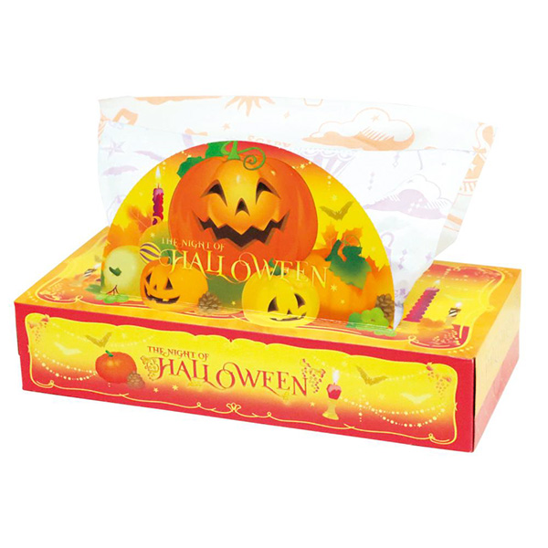 2026ハロウィンティシュ120W | 販促品・ノベルティならオリジナル
