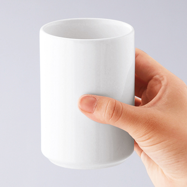 フルカラー印刷対応白湯呑(280ml)