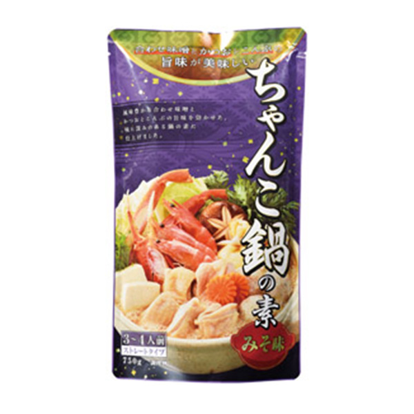 あったか鍋の素750g　ちゃんこ鍋みそ味