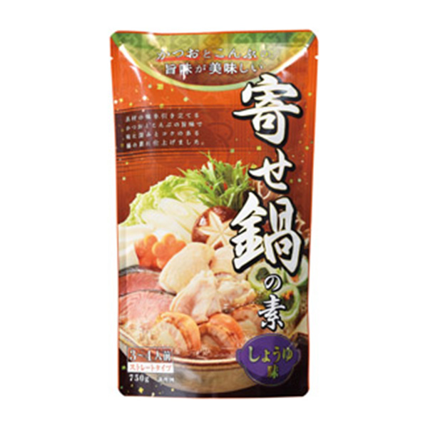 あったか鍋の素750g　寄せ鍋しょうゆ味