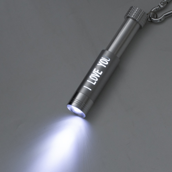 カラビナ付LEDライト(黒)