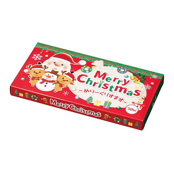 メリークリスマスBOXティッシュ30Ｗ