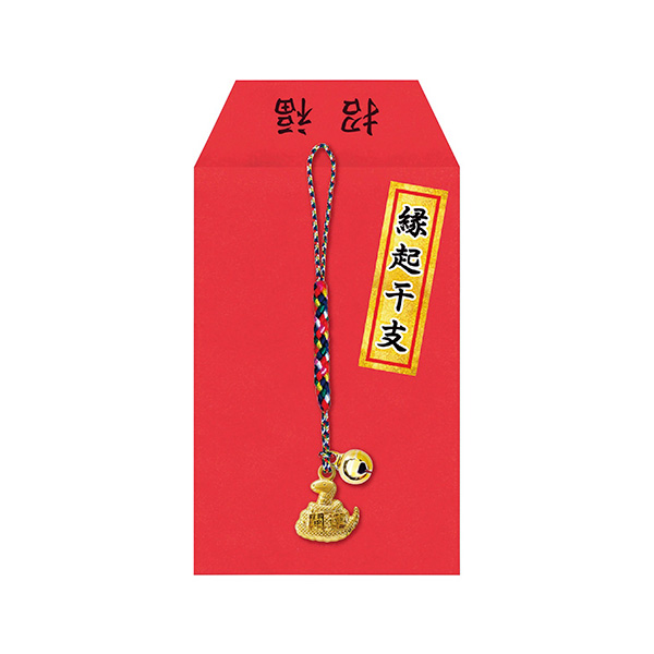 縁起干支根付　巳