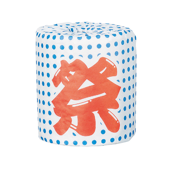 夏柄トイレットロール　豆絞り