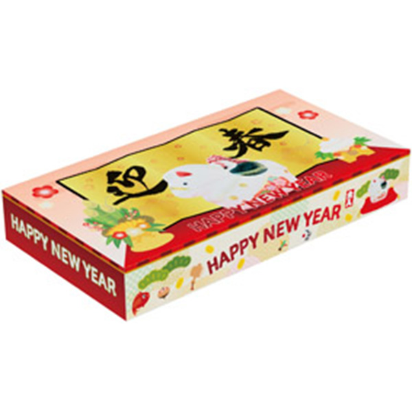 迎春BOXティッシュ40Ｗ　午